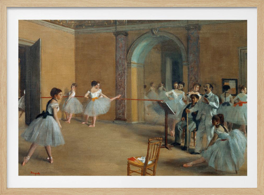 The Dance Foyer At the Opera On the Rue Le Peletier - Poster / Art Print