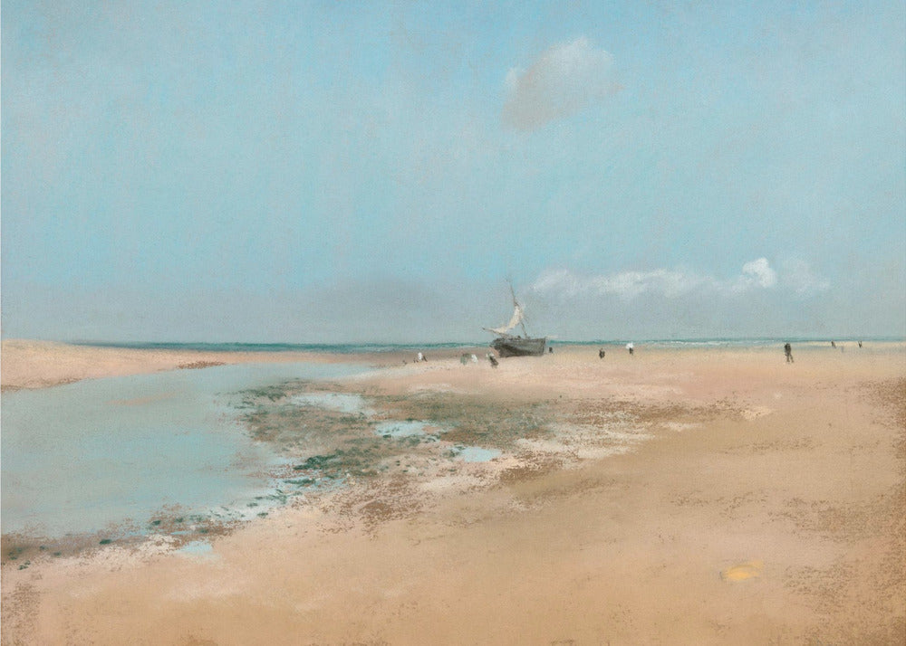 Beach At Low Tide - Poster / Art Print