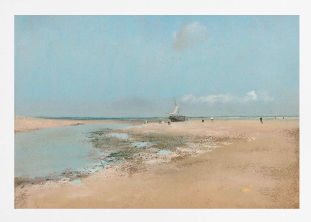 Beach At Low Tide - Poster / Art Print