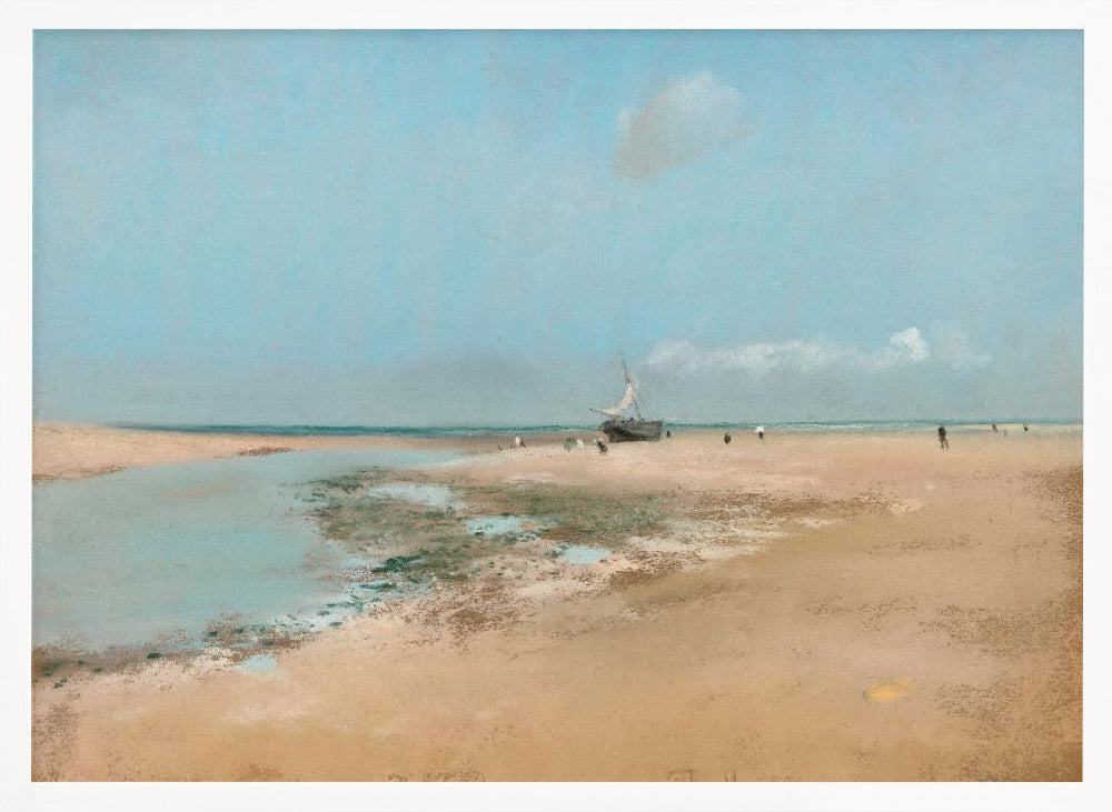 Beach At Low Tide - Poster / Art Print