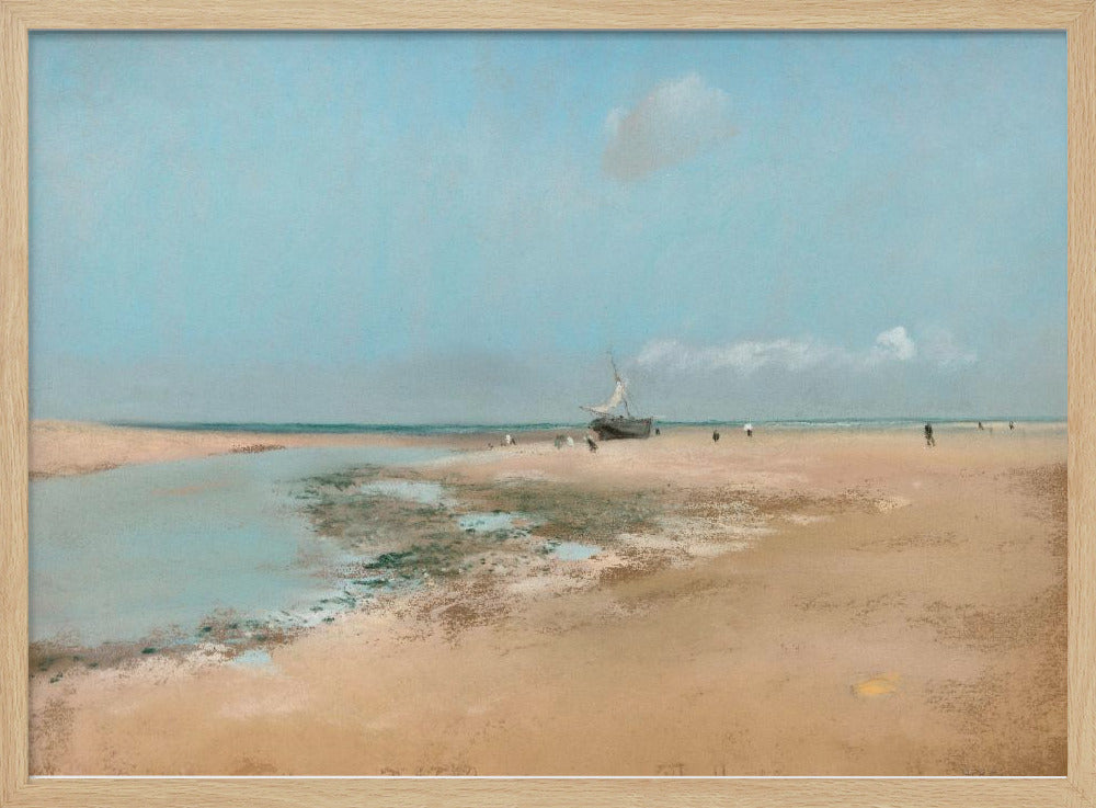Beach At Low Tide - Poster / Art Print