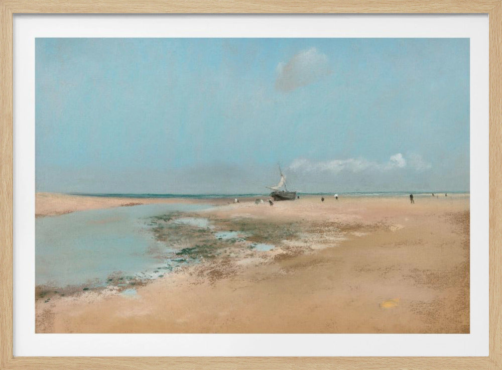 Beach At Low Tide - Poster / Art Print