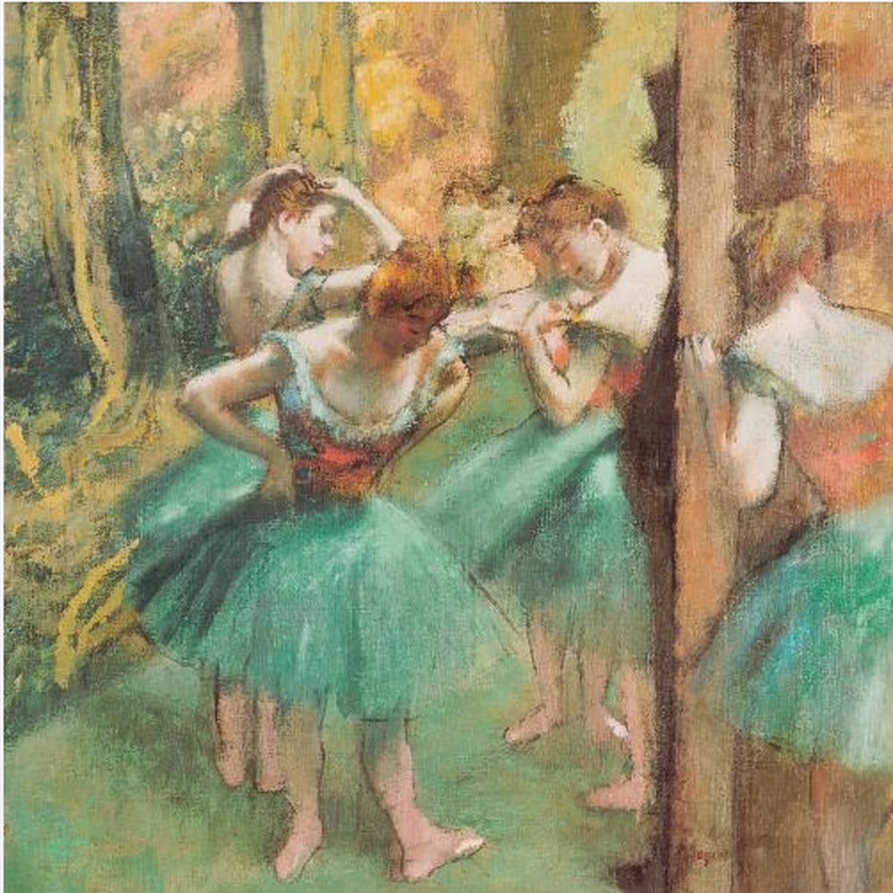 Dancers, Pink and Green - Poster / Art Print