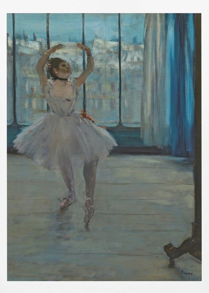 Dancer Posing for a Photographer - Poster / Art Print