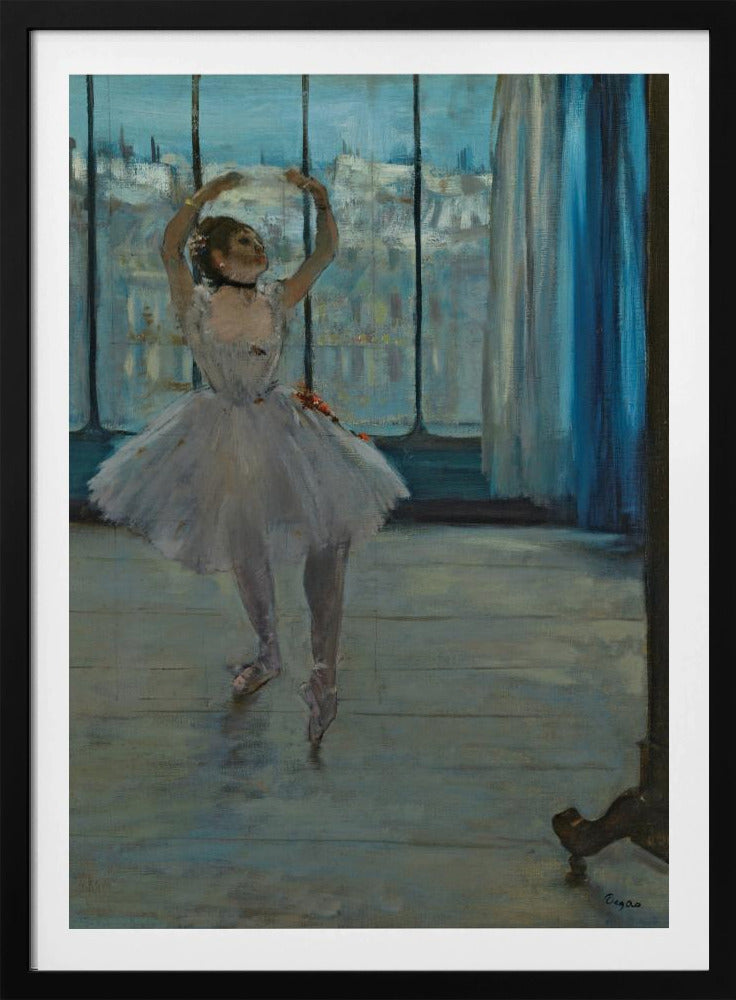 Dancer Posing for a Photographer - Poster / Art Print
