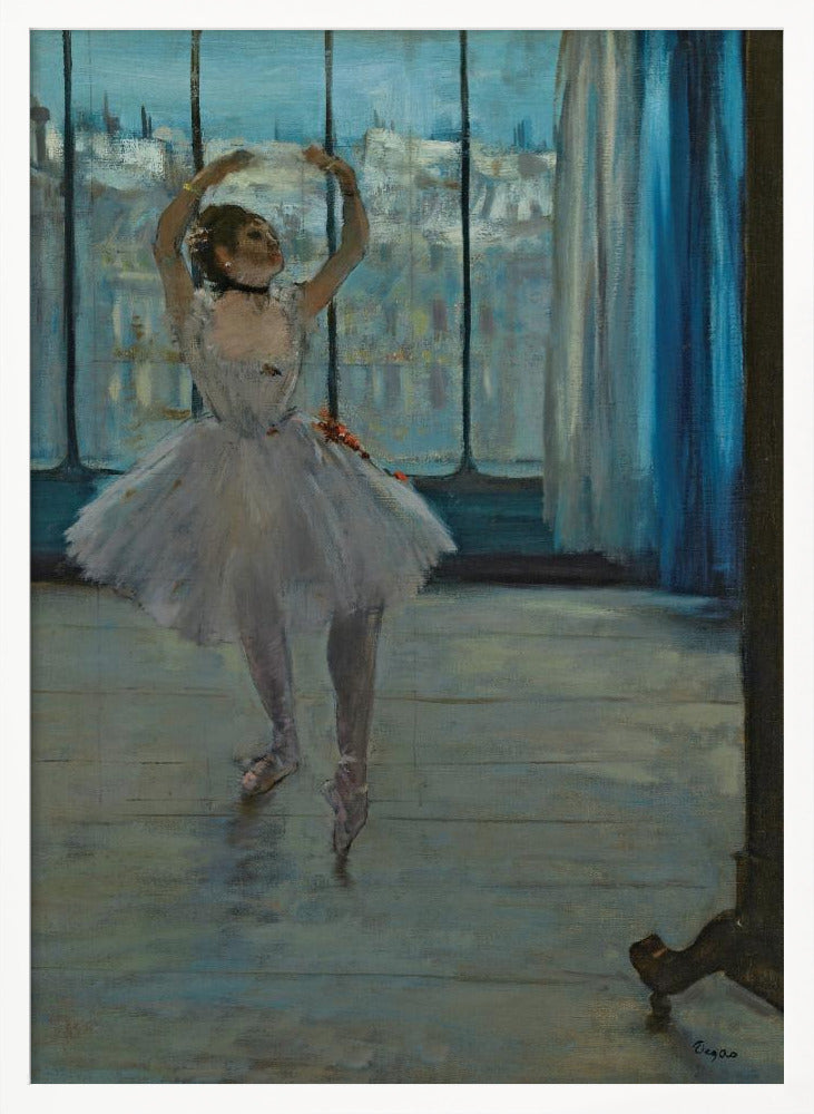 Dancer Posing for a Photographer - Poster / Art Print