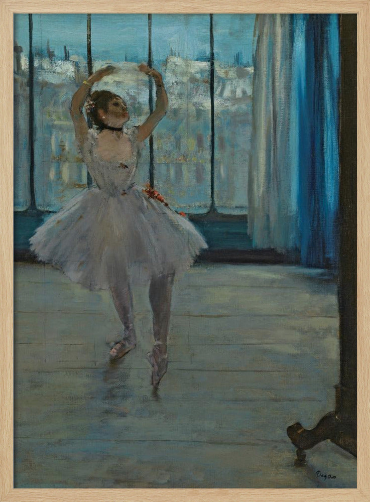 Dancer Posing for a Photographer - Poster / Art Print