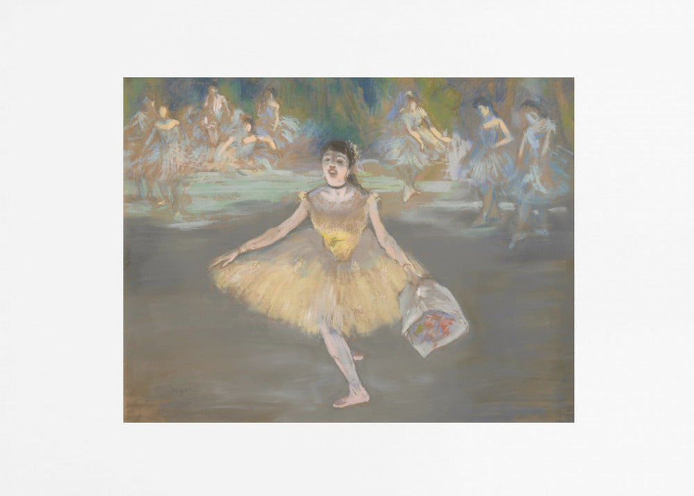 Dancer With a Bouquet - Poster / Art Print
