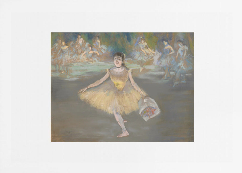 Dancer With a Bouquet - Poster / Art Print