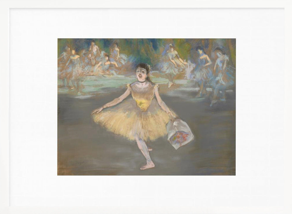 Dancer With a Bouquet - Poster / Art Print