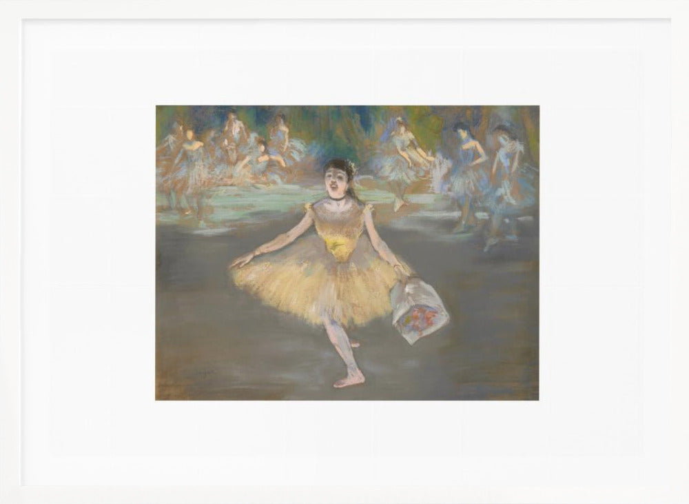 Dancer With a Bouquet - Poster / Art Print