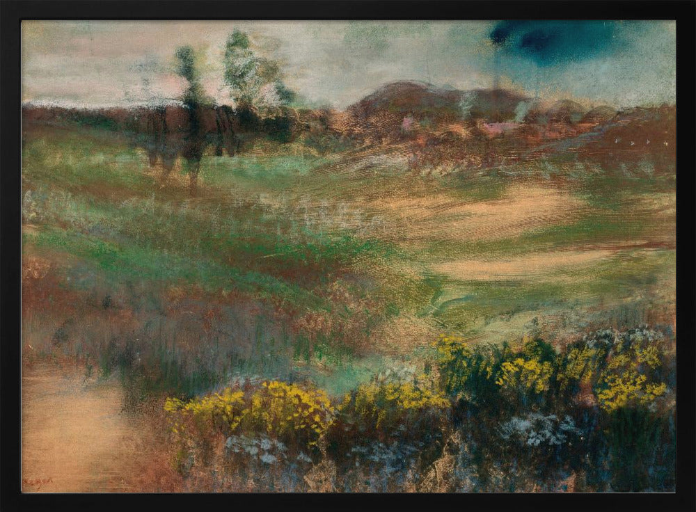 Landscape With Smokestacks - Poster / Art Print