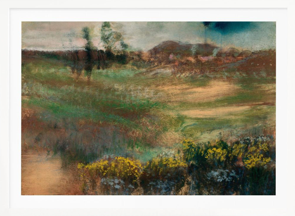 Landscape With Smokestacks - Poster / Art Print