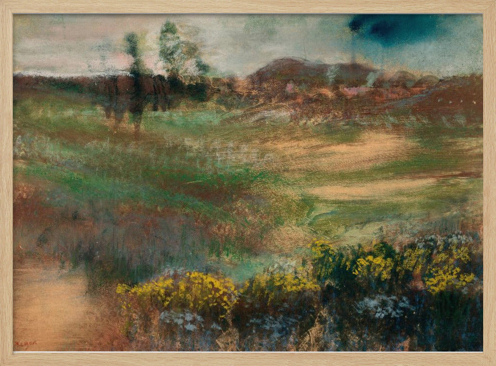 Landscape With Smokestacks - Poster / Art Print