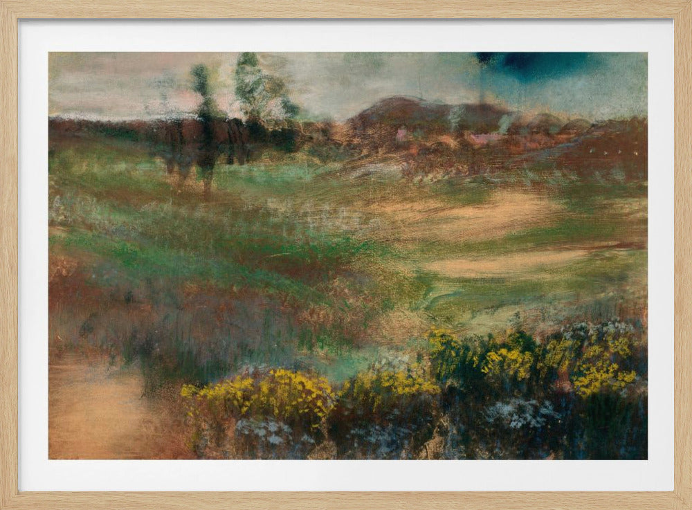 Landscape With Smokestacks - Poster / Art Print