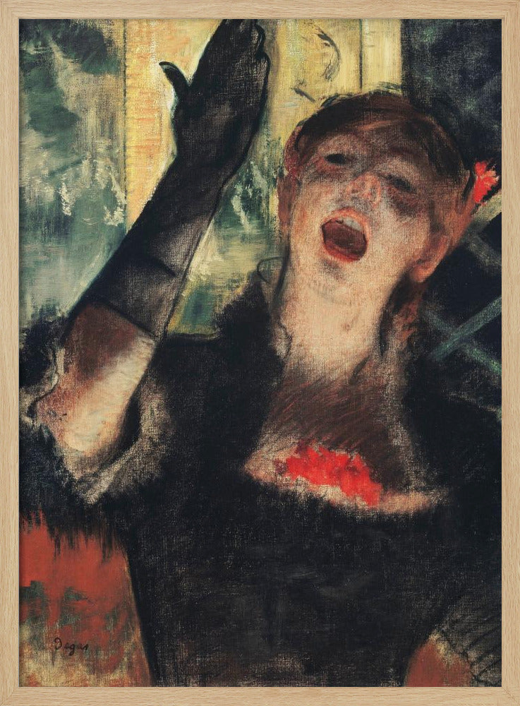 Café Singer - Poster / Art Print