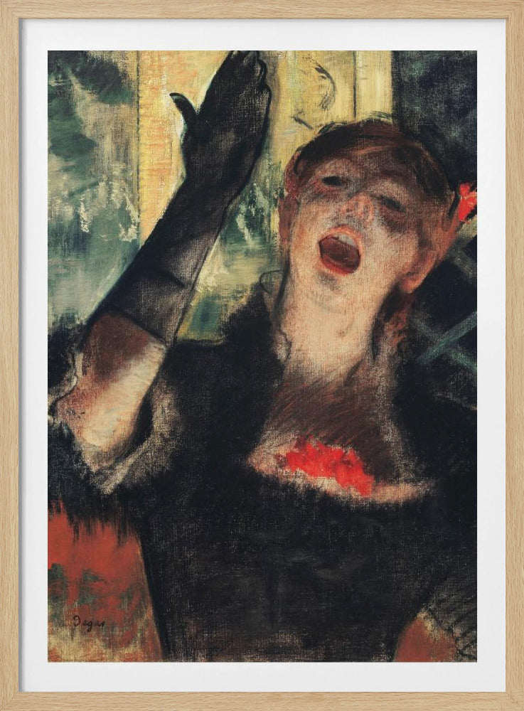 Café Singer - Poster / Art Print