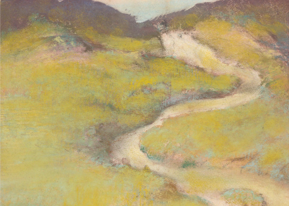 Pathway In a Field - Poster / Art Print