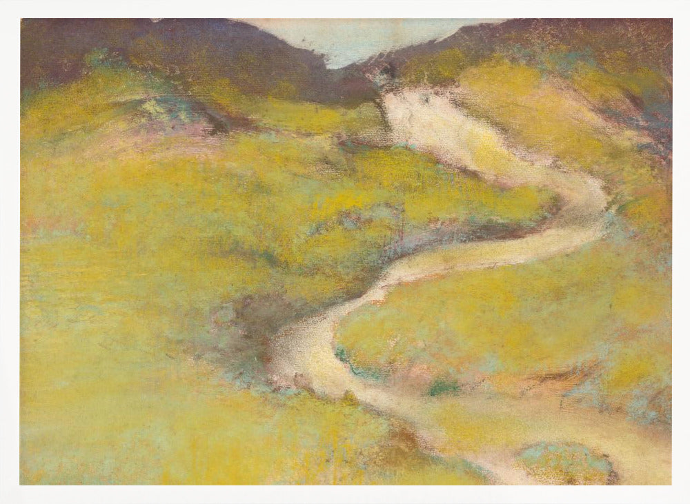 Pathway In a Field - Poster / Art Print