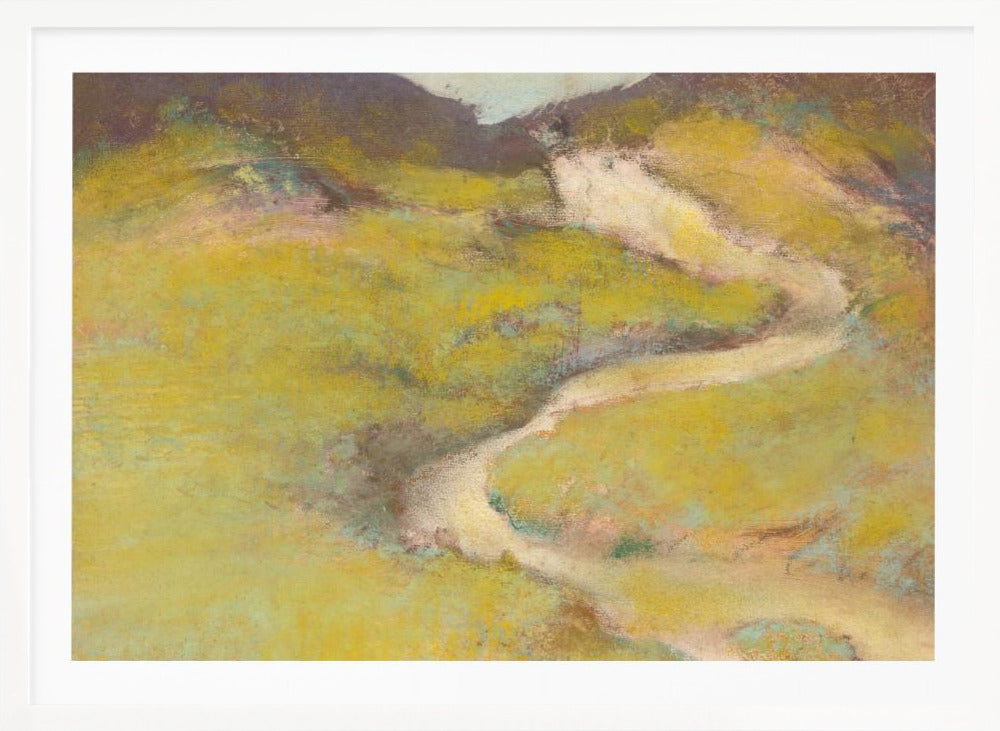 Pathway In a Field - Poster / Art Print