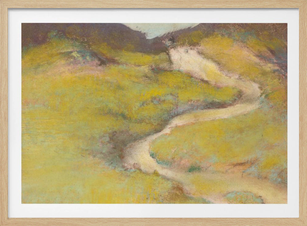Pathway In a Field - Poster / Art Print