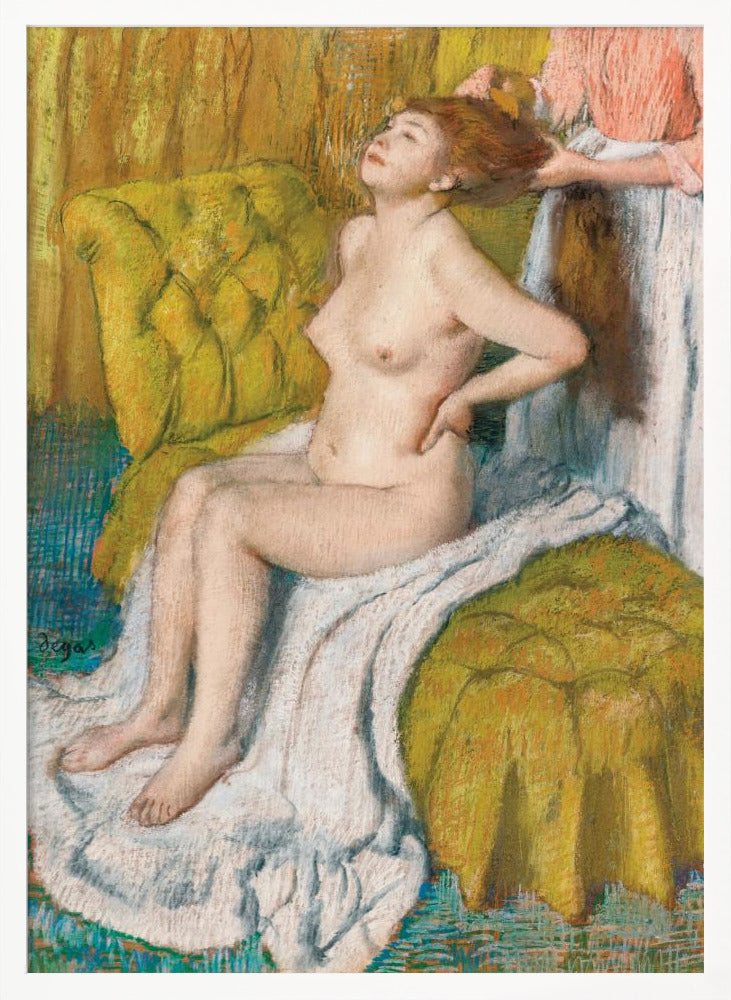 Nude Lady With Breast Showing - Poster / Art Print