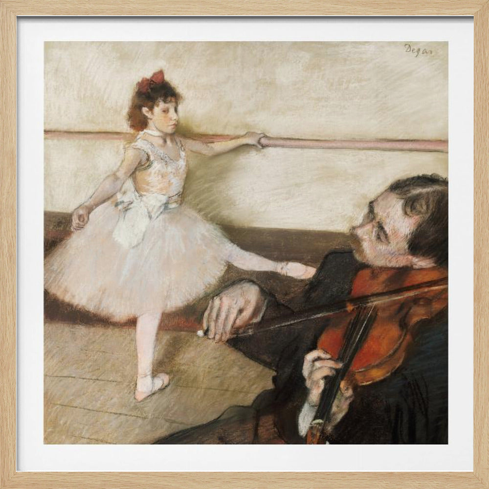 The Dance Lesson - Poster / Art Print