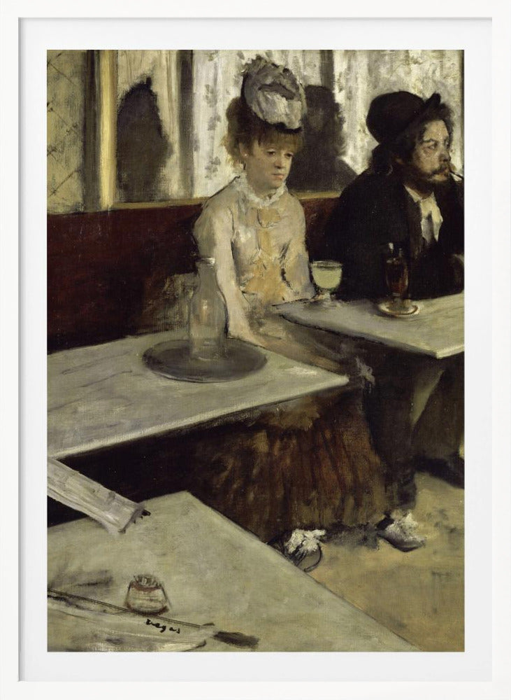 In a Café - Poster / Art Print