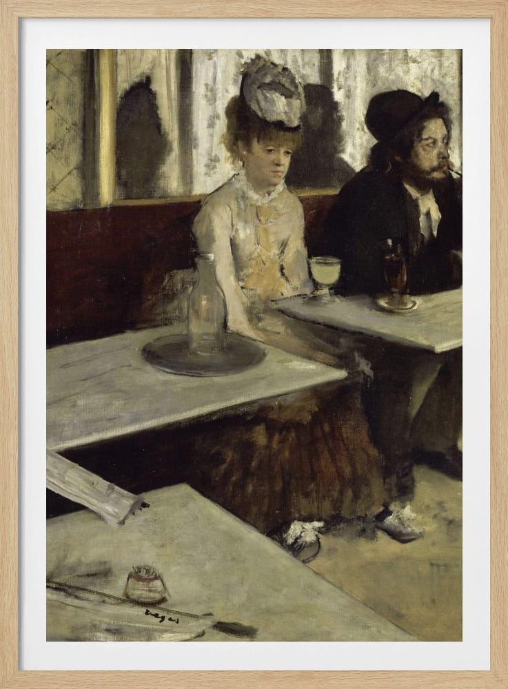 In a Café - Poster / Art Print