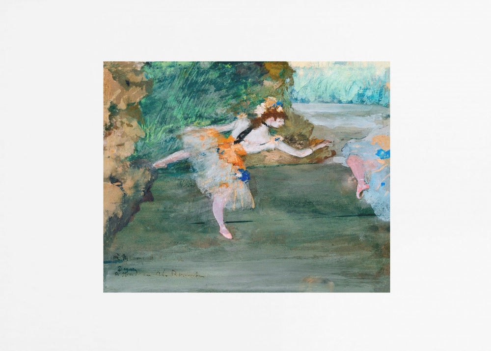 Dancer Onstage - Poster / Art Print