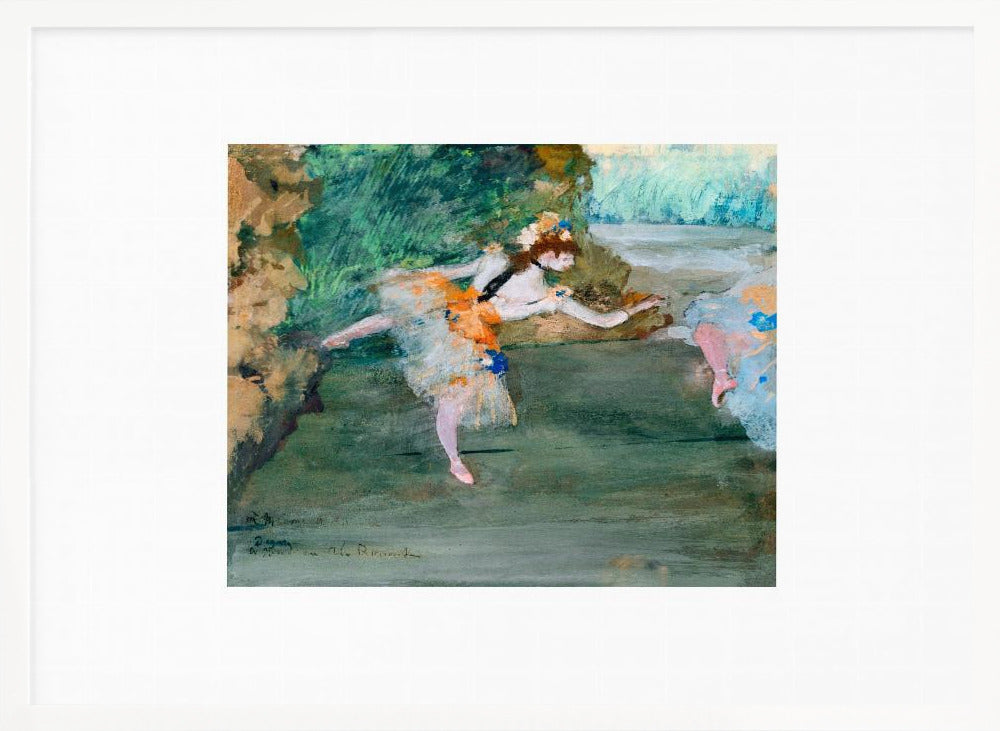 Dancer Onstage - Poster / Art Print