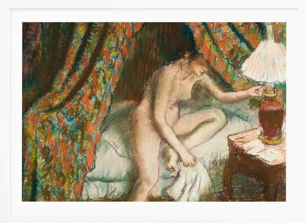 Naked Woman In Bed No.2 - Poster / Art Print