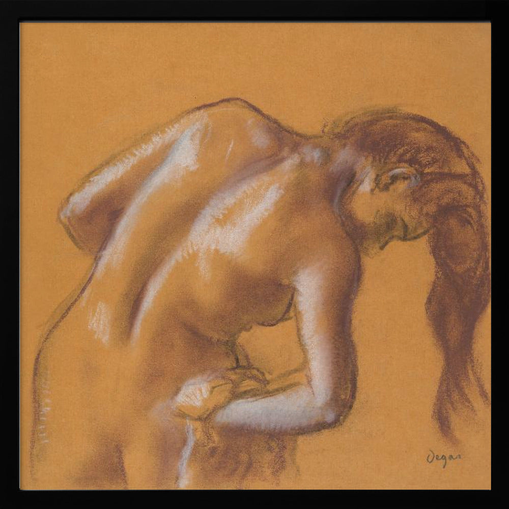 Bather Drying Herself - Poster / Art Print