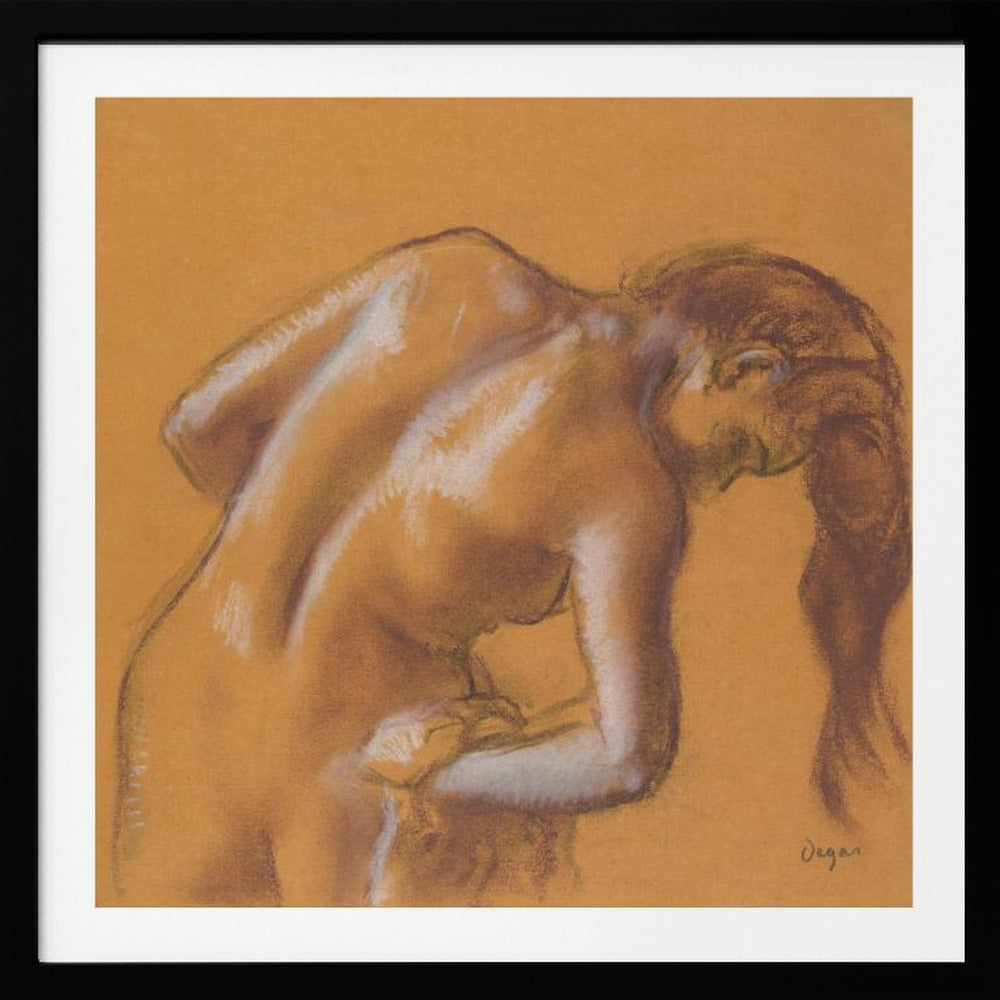 Bather Drying Herself - Poster / Art Print