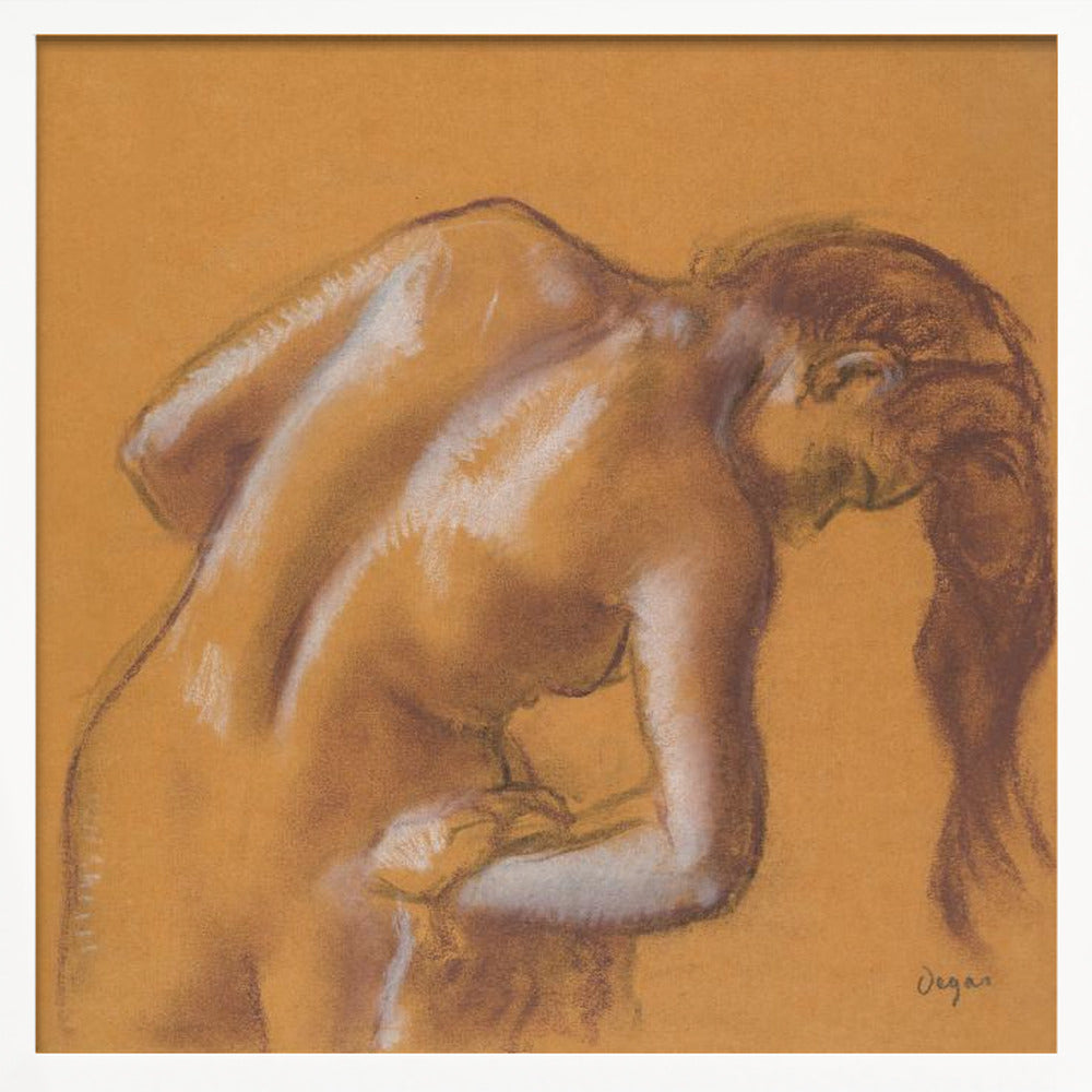 Bather Drying Herself - Poster / Art Print