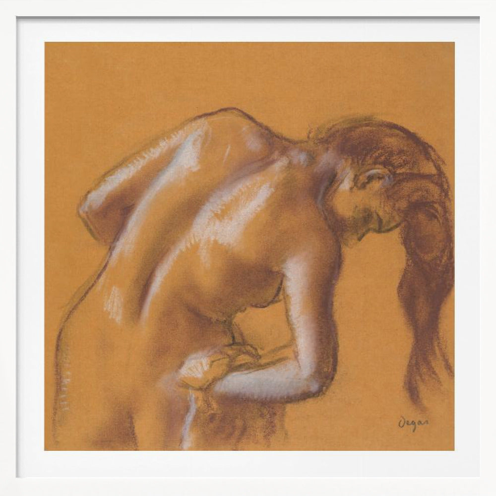 Bather Drying Herself - Poster / Art Print
