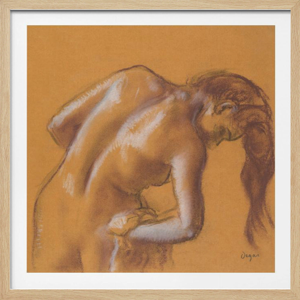 Bather Drying Herself - Poster / Art Print