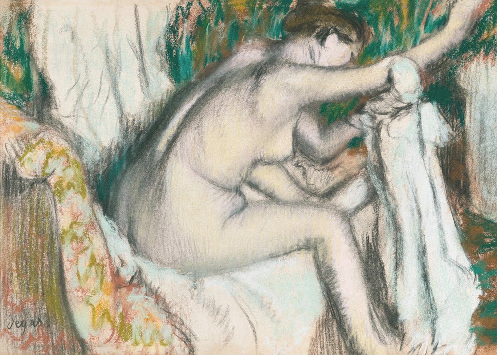 Woman Drying Her Arm No.2 - Poster / Art Print