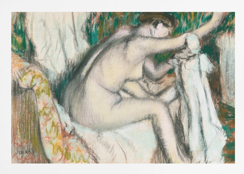 Woman Drying Her Arm No.2 - Poster / Art Print