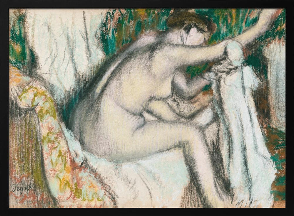 Woman Drying Her Arm No.2 - Poster / Art Print
