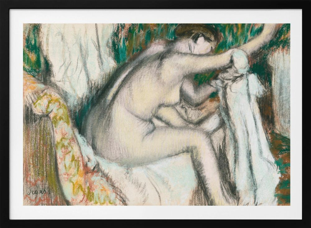 Woman Drying Her Arm No.2 - Poster / Art Print