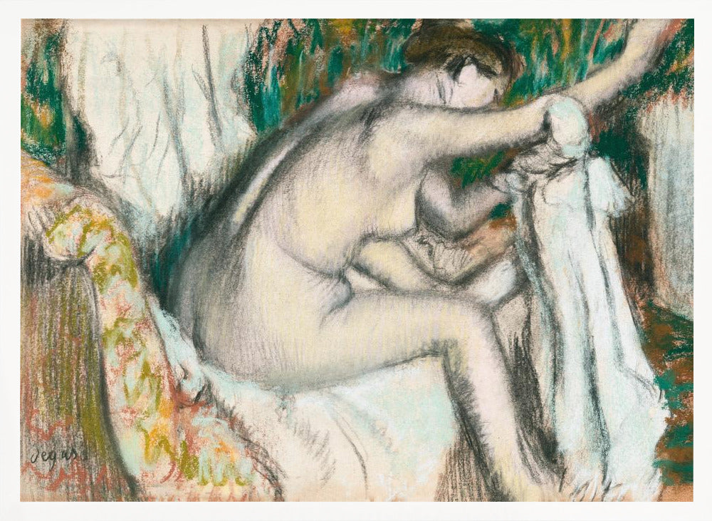 Woman Drying Her Arm No.2 - Poster / Art Print