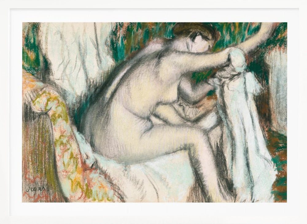 Woman Drying Her Arm No.2 - Poster / Art Print