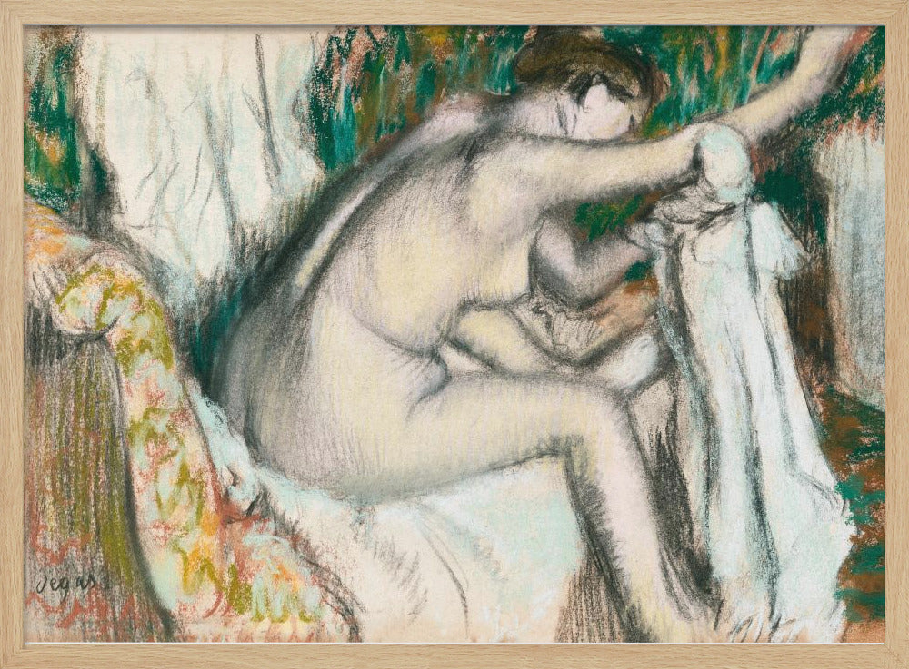 Woman Drying Her Arm No.2 - Poster / Art Print