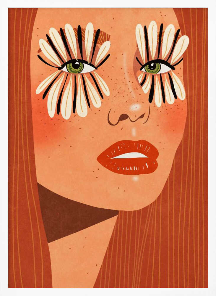 Flower Eyes - Poster / Art Print