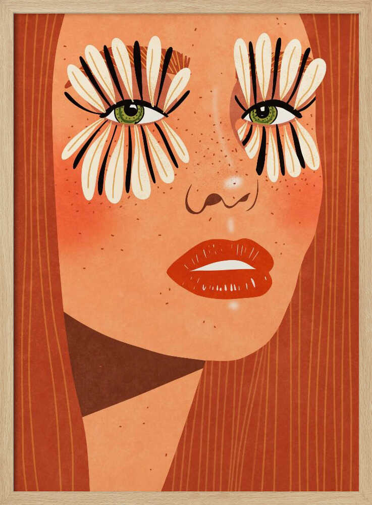 Flower Eyes - Poster / Art Print