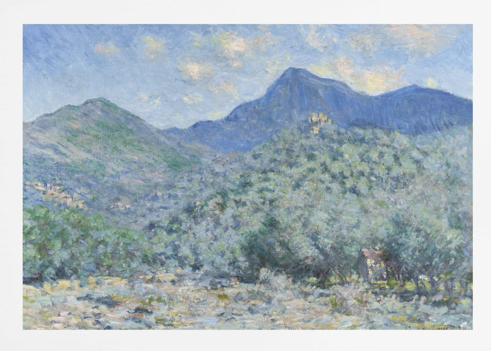 Claude Monet's Valle Buona, Near Bordighera (1884) - Poster / Art Print