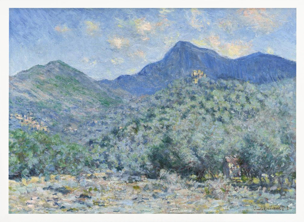 Claude Monet's Valle Buona, Near Bordighera (1884) - Poster / Art Print