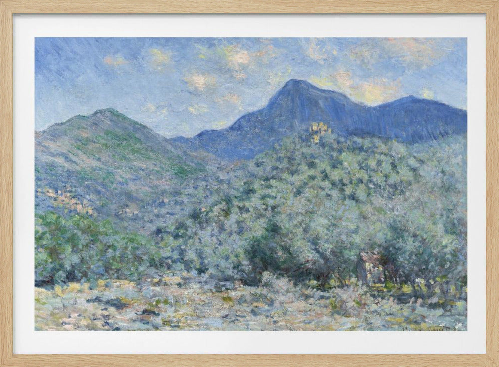 Claude Monet's Valle Buona, Near Bordighera (1884) - Poster / Art Print