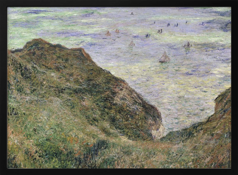 Claude Monet's View Over the Sea (1882) Famous Painting - Poster / Art Print